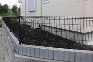 新築施工物件【 メッシュフェンス(基礎共) 】